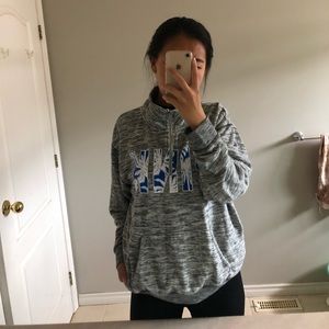Victoria’s Secret Pink grey quarter zip